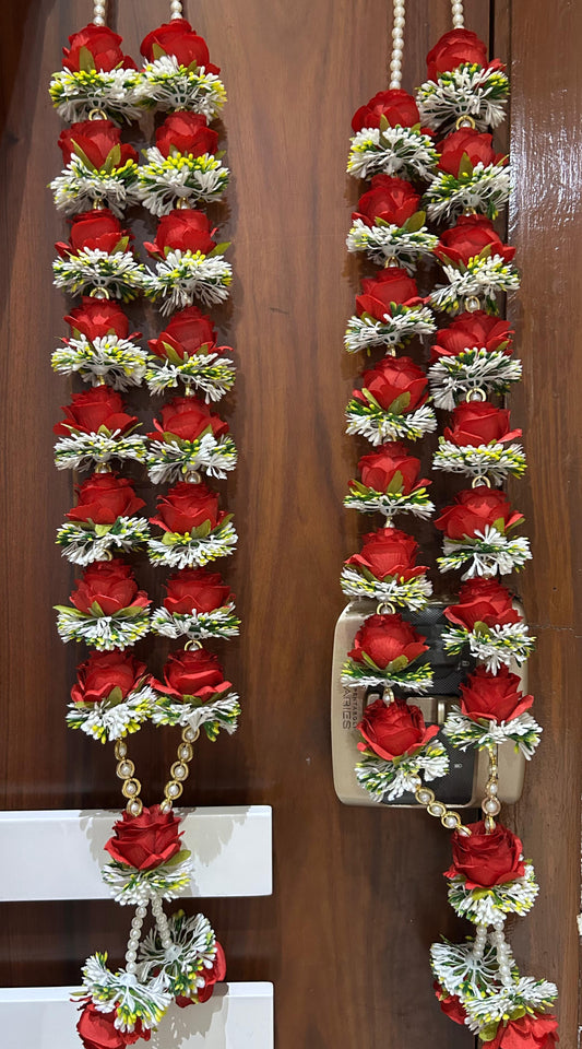 Wedding Varmala (Garland) For Bride & Groom - Set of 2